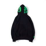 Bathing Ape Hoodie Double Hooded Cardigan Zip Sweater Shark Hoodie Jacket