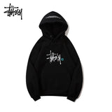 Stussy Hoodie Embroidered Fleece Fashion Hooded Sweater