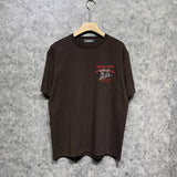 Amiri t shirts bull printing short sleeve