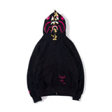 Bathing Ape Hoodie Double Hooded Cardigan Zip Sweater Shark Hoodie Jacket