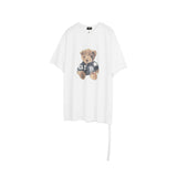 We11 Done T Shirts Necklace Bear Reflective T-shirt for Men and Women
