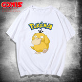 Men and Women Pokemon Pikachu T Shirt Y Pikachu Short Sleeve T-shirt