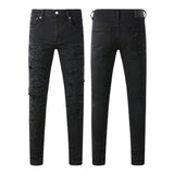 Purple Brand Jeans Pure Cotton High Street Trend #9108