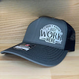 Trendy flat brimmed hat adjustable sunshade
