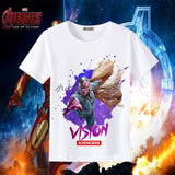 Marvel T Shirt Clothes Men's Marvel Movie Iron Man Short Sleeve T-shirt