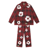 Denim Tears Long-Sleeved Shirt & Suit Pants 2 Piece Set Kapok Plaid