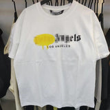Palm Angels T Shirts Angel Letter Print Loose Short Sleeve T-shirt