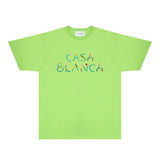 Casablanca T Shirts Fashion Print Street