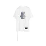 We11 Done T Shirts Necklace Bear Reflective Men's and Women's Same Summer