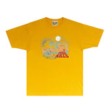 Gallery Dept T Shirt Retro Printed Loose Short-Sleeved Shirt