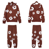 Denim Tears Hoodie & Sweatpants 2 Piece Set Casual Pants