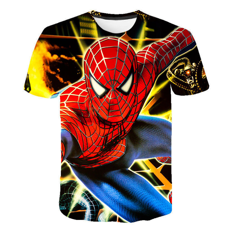 Marvel T Shirt Marvel T-shirt Men's Printed Couple Casual Short Sleeve Sports
