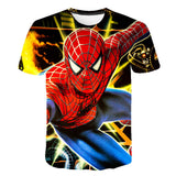 Marvel T Shirt Marvel T-shirt Men's Printed Couple Casual Short Sleeve Sports
