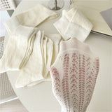 Men socks thin knee socks breathable cut out