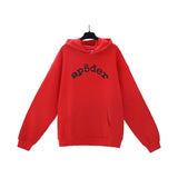 Sp5der Hoodie Cobweb Puff Print Pure Cotton