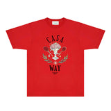 Casablanca T Shirts Fashion Print Street