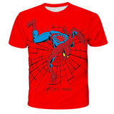 Marvel T Shirt Summer Short Sleeve T-shirt Printed T-shirt
