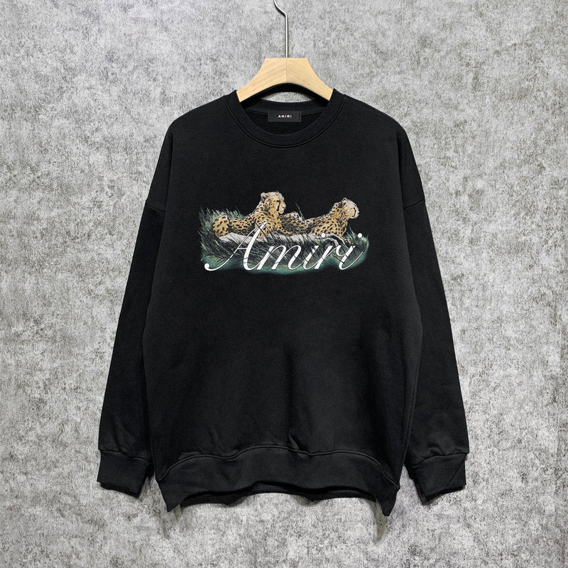 Amiri Sweatshirt Printed Trendy Pure Cotton