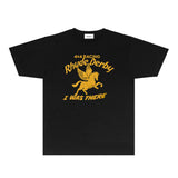 Rhude T Shirts Printed Trendy Pure Cotton