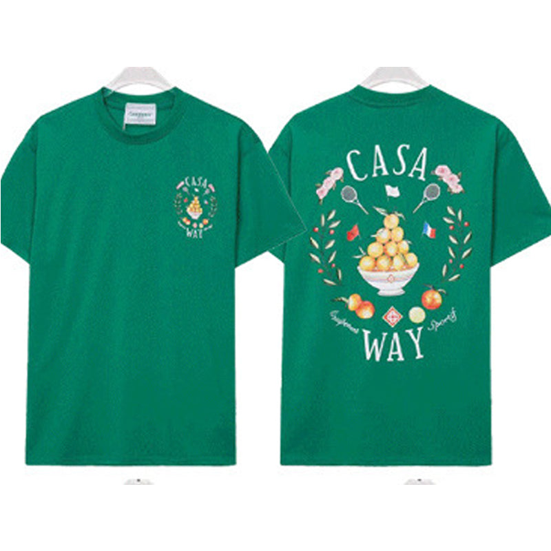 Casablanca T Shirts Rainbow Gate Alphabet