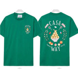 Casablanca T Shirts Rainbow Gate Alphabet