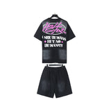 HS T-Shirt And Shorts Two-Piece Set