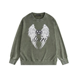 Amiri Distressed Sweatshirt Printed Trendy Pure Cotton