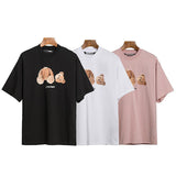 Palm Angels T Shirts Teddy Bear Printed T-shirt Loose