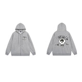 Stussy Hoodie Zip-Up Cardigan Fleece Hooded Sweater