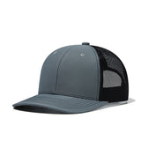 Trendy flat brimmed hat summer mesh breathable