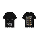 C.e t shirts printing pattern round neck pullover short sleeve men and women