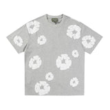 Denim Tears Outfit: T Shirt/Shorts (Separate Purchase Options) Loose Short Sleeve T-shirt Casual Shorts Suit