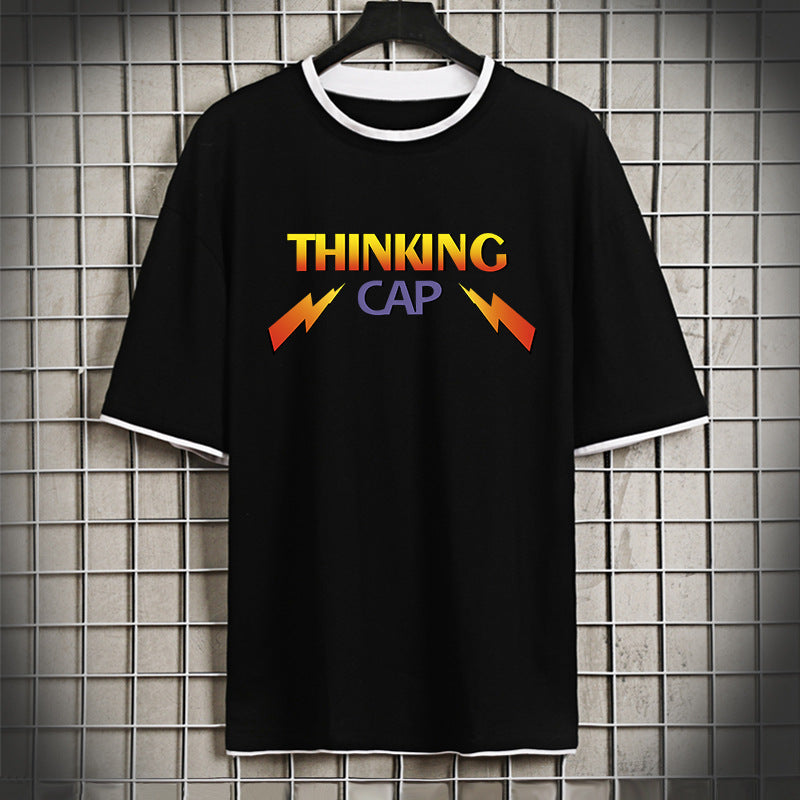 Stranger Things T Shirt Stranger Things Stranger Things Short Sleeve T-shirt Men's and Women's Loose Casual Large Size Couple Cotton Summer