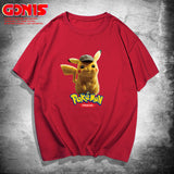 Men and Women Pokemon Pikachu T Shirt Pikachu Short Sleeve T-shirt for Men and Women