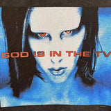 Marilyn Manson T Shirt Vintage Dark Marilyn Manson Distressed Short Sleeve T-shirt