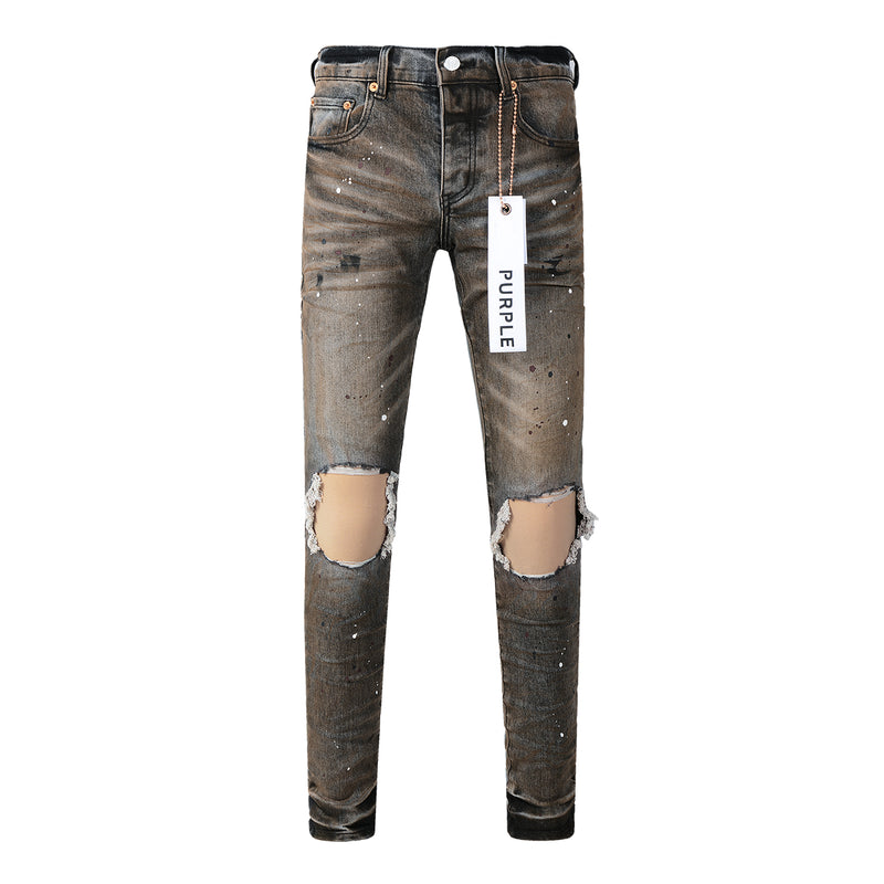 Purple Brand Jeans Pure Cotton High Street Trend #9031
