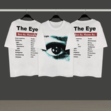 Saint Michael T Shirt the Eye Retro Easy Matching Pure Cotton Loose T-shirt