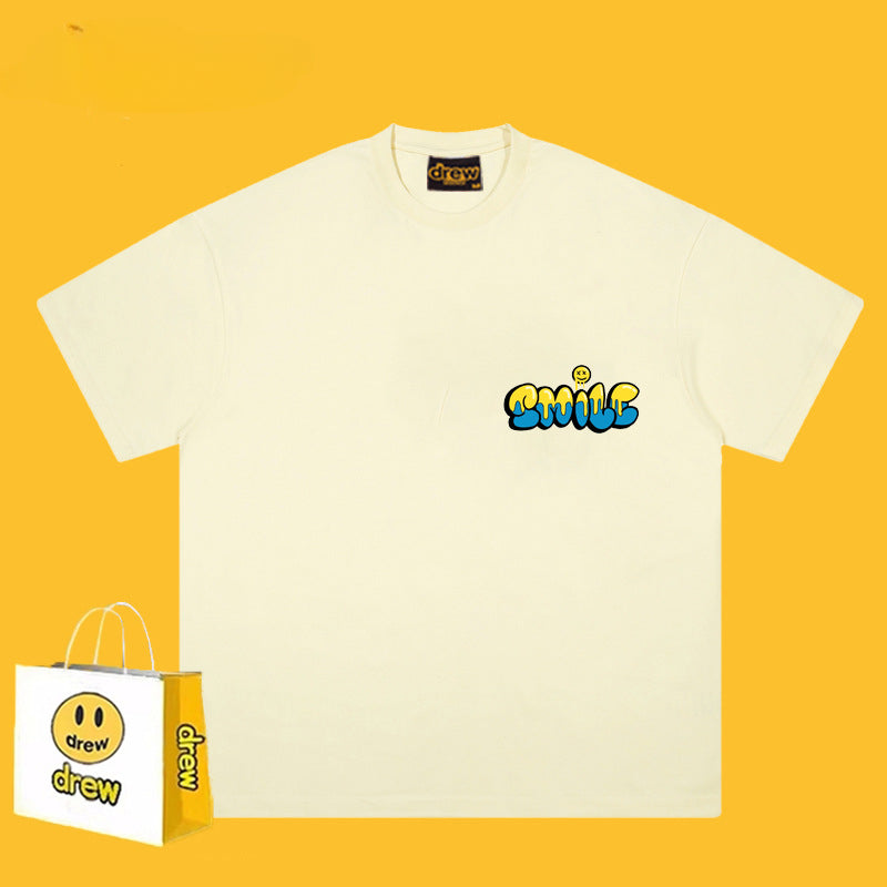 Drew T Shirts Pure Cotton Short Loose