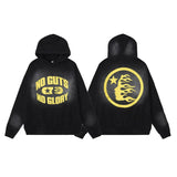 HS Hoodie & Pants Vintage Washed Old Hooded Sweater Hoodie