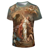 Caravaggio T-Shirts Printing Stylish Casual Loose Men's and Women's Short-Sleeved T-shirt