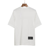We11 Done T Shirts Embossed Letters Concave-Convex Three-Dimensional Loose All-Match