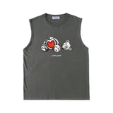 Palm Angels T Shirts Printed Vest Men 'S And Women 'S Sleeveless T-shirt