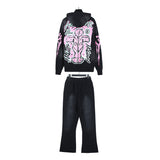 HS Hoodie And Pants Two-Piece Set