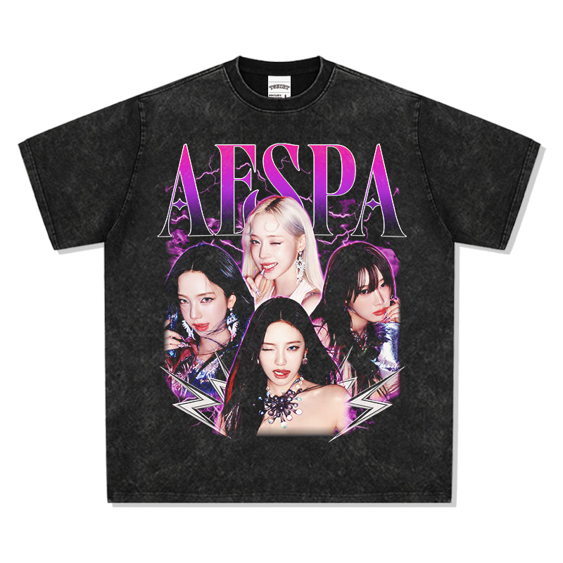AESPA Combination T-Shirt