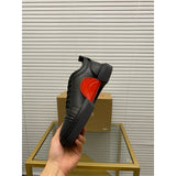 Louboutin-style red bottom shoes cl men's shoes electric embroidered red bottom white shoes breathable sneakers men's shoes flatscasual shoes crescent shoes