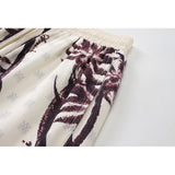 Amiri Shirt And Shorts 2 Piece Set Fashion Print Couple High Street