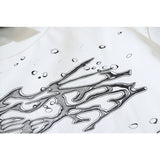 HS Long Sleeve T-Shirt Retro style high street trend