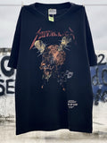 Mens Vintage T-Shirts FOG co-branded METALLICA Washed Black Tee