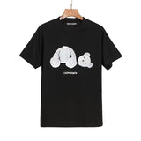 Palm Angels T Shirts Teddy Bear Printed T-shirt Loose