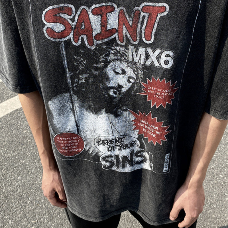Mens Vintage T-Shirts SAINT MICHAEL CHO